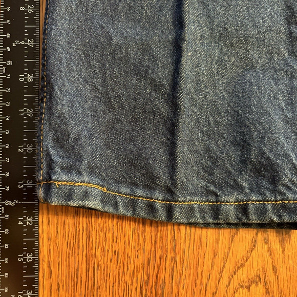 Levi's 505 Regular Fit Jean for Men, Size 32x32 (30X31.5) Medium Stonewash - Picture 9 of 11